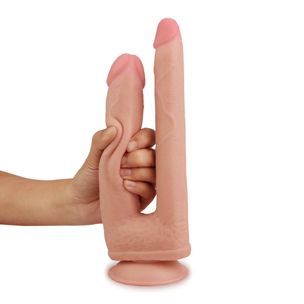 Lovetoy Sliding Skin Hareketli Deri Özellikli Çift Taraflı Realistik Penis LV313001