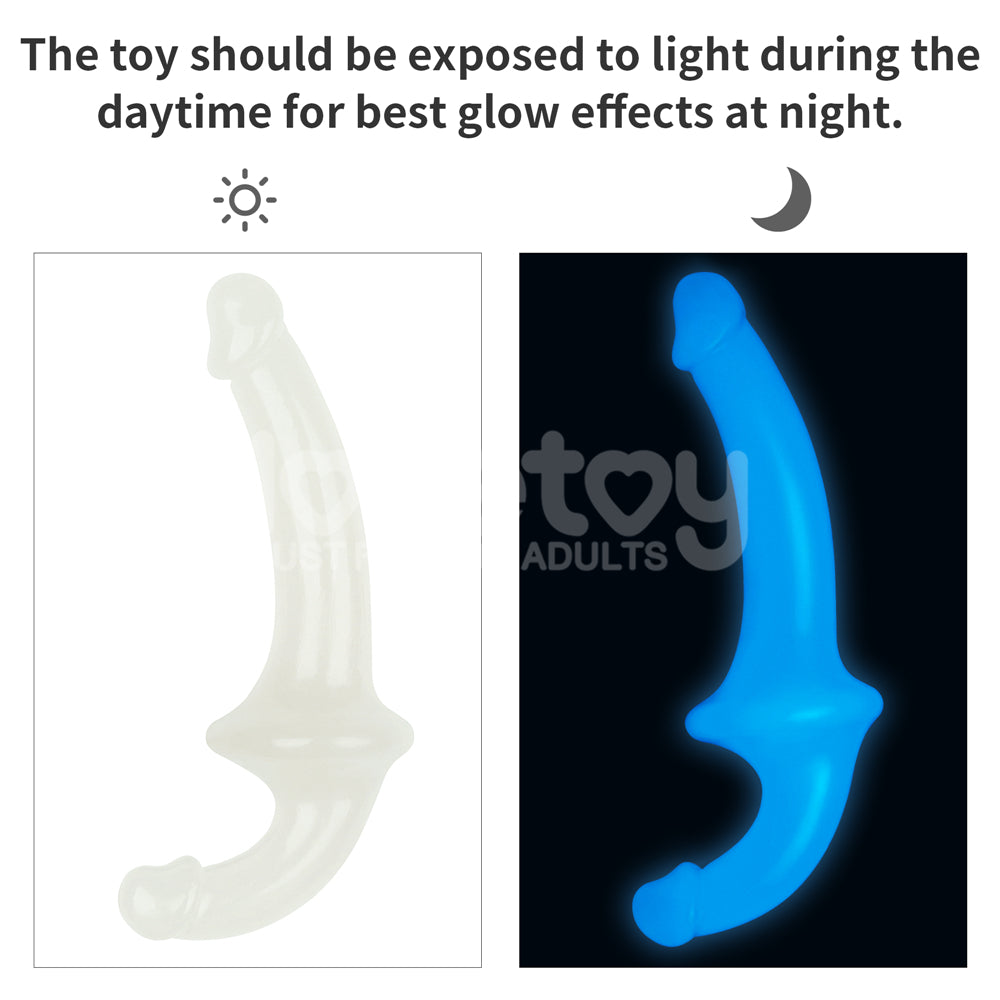 Lovetoy Lumino Play Double Dildo 23 Cm Çift Taraflı Realistik Jel Dildo LV313011