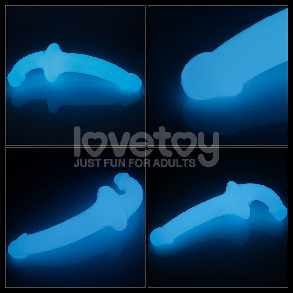 Lovetoy Lumino Play Double Dildo 23 Cm Çift Taraflı Realistik Jel Dildo LV313011