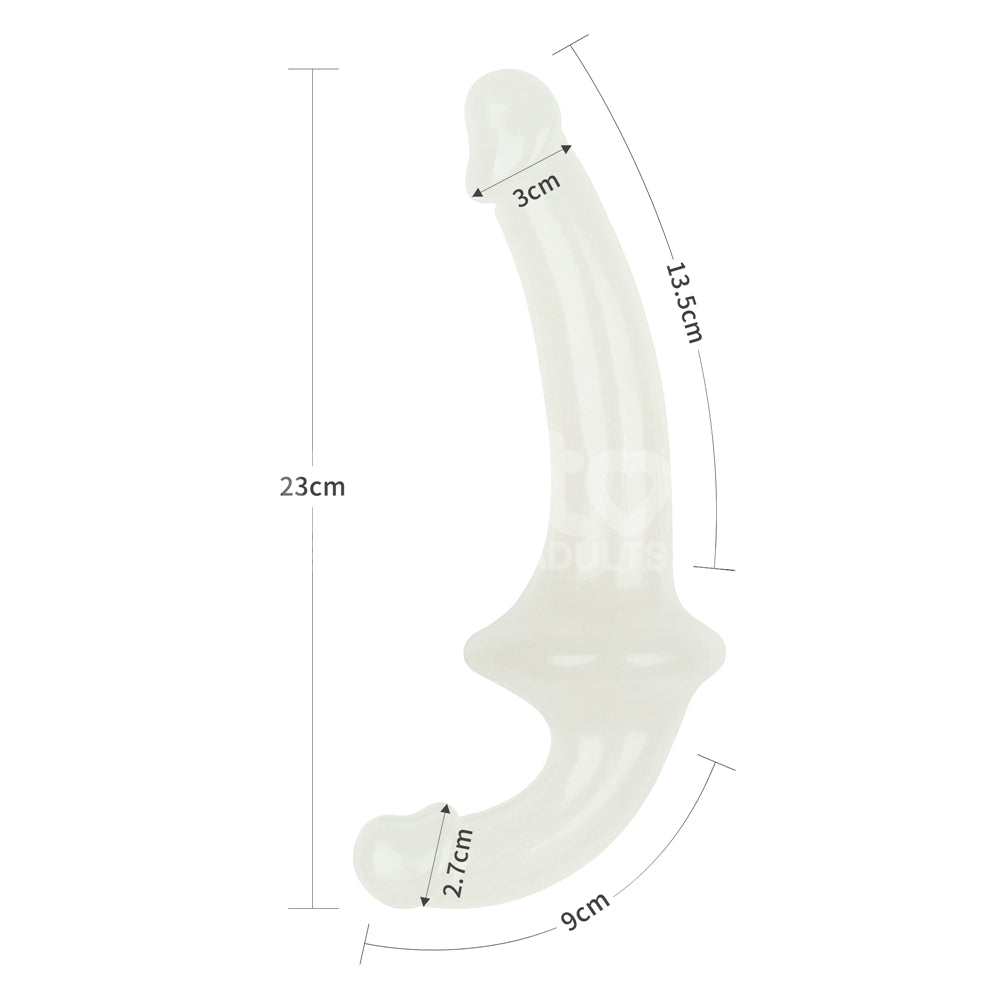 Lovetoy Lumino Play Double Dildo 23 Cm Çift Taraflı Realistik Jel Dildo LV313011