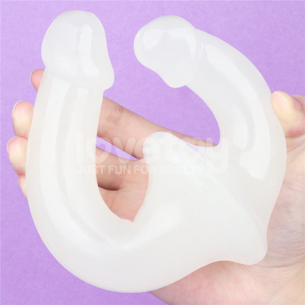Lovetoy Lumino Play Double Dildo 23 Cm Çift Taraflı Realistik Jel Dildo LV313011