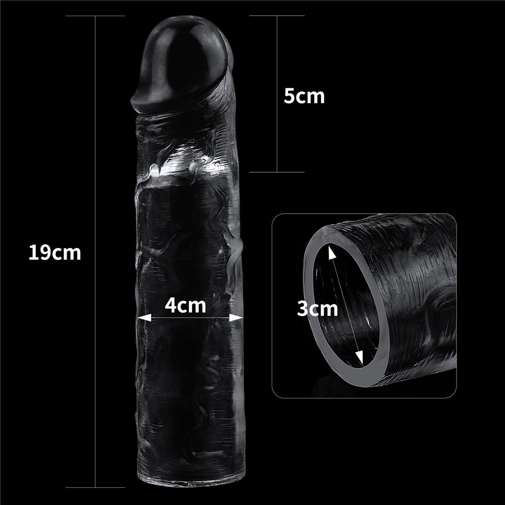 Lovetoy Flawless Clear 5 cm Dolgulu Şeffaf Penis Kılıfı LV314014