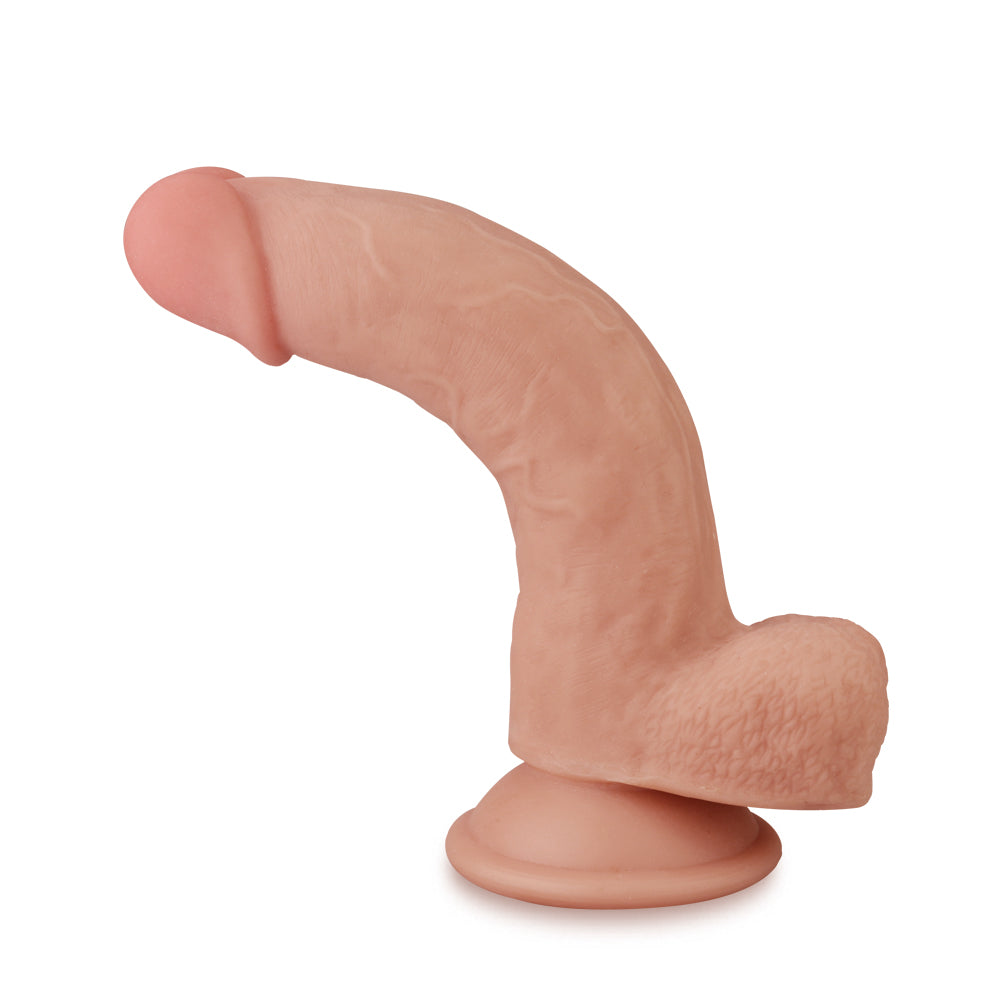 Lovetoy Sliding-Skin Dual Layered Dildo Deri Penetrasyon 20 cm Realistik Penis LV317002