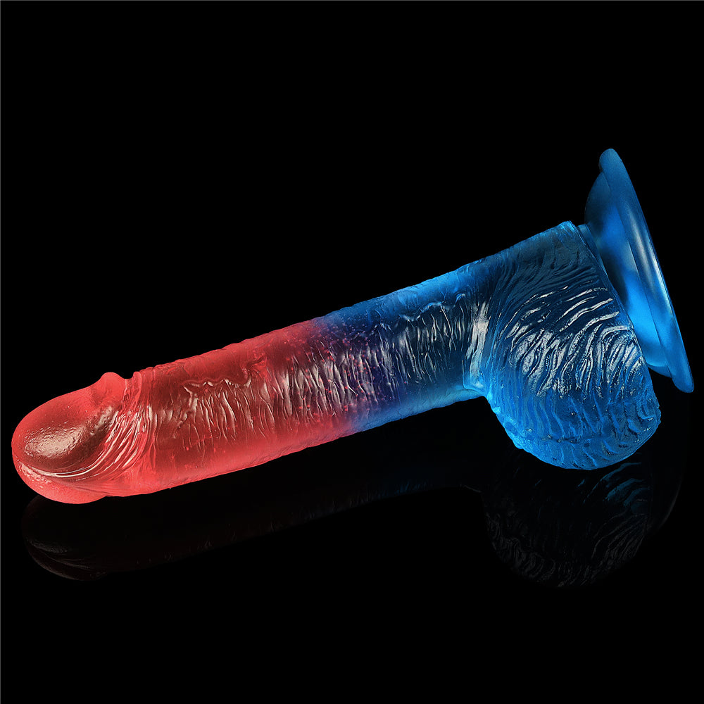 Lovetoy Dazzle Studs Jel Dildo 19 cm Realistik Penis LV318011