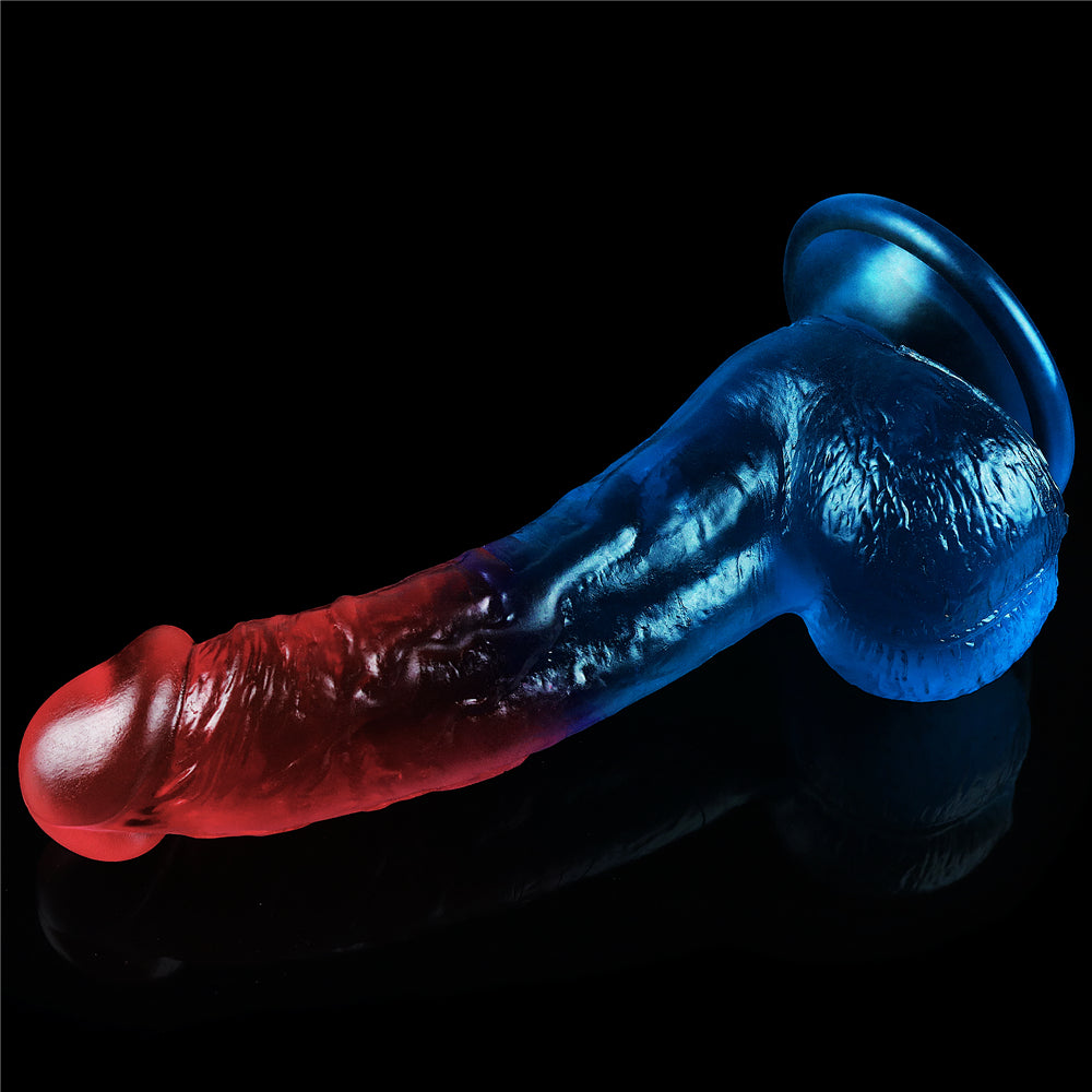 Lovetoy Dazzle Studs Jel Dildo 20 cm Realistik Realistik Penis LV318013