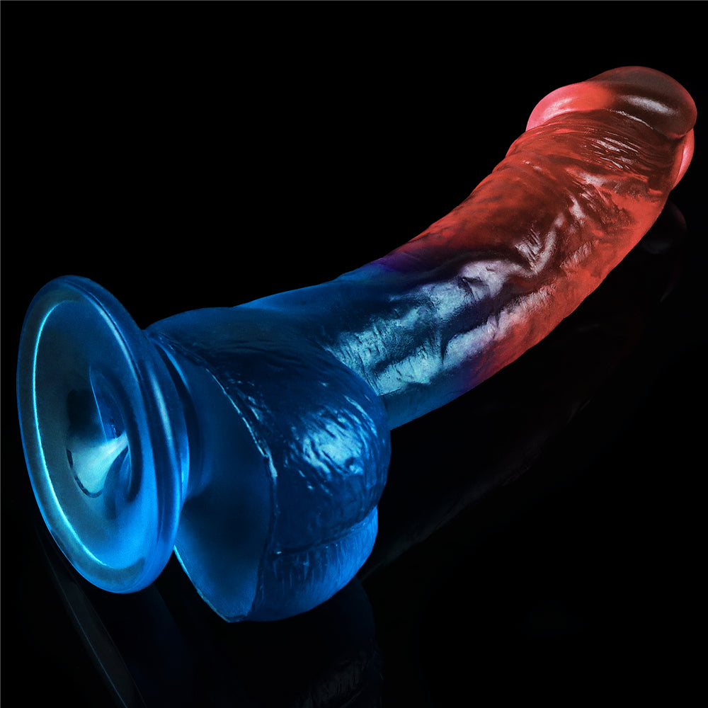 Lovetoy Dazzle Studs Jel Dildo 20 cm Realistik Realistik Penis LV318013