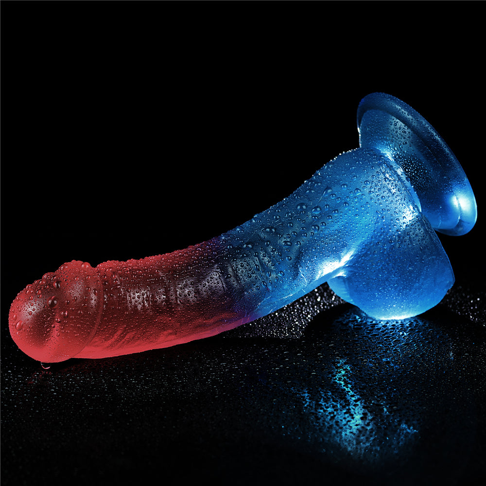 Lovetoy Dazzle Studs Jel Dildo 20 cm Realistik Realistik Penis LV318013