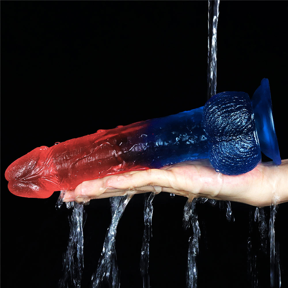 Lovetoy Dazzle Studs Jel Dildo 23 cm Realistik Penis LV318014