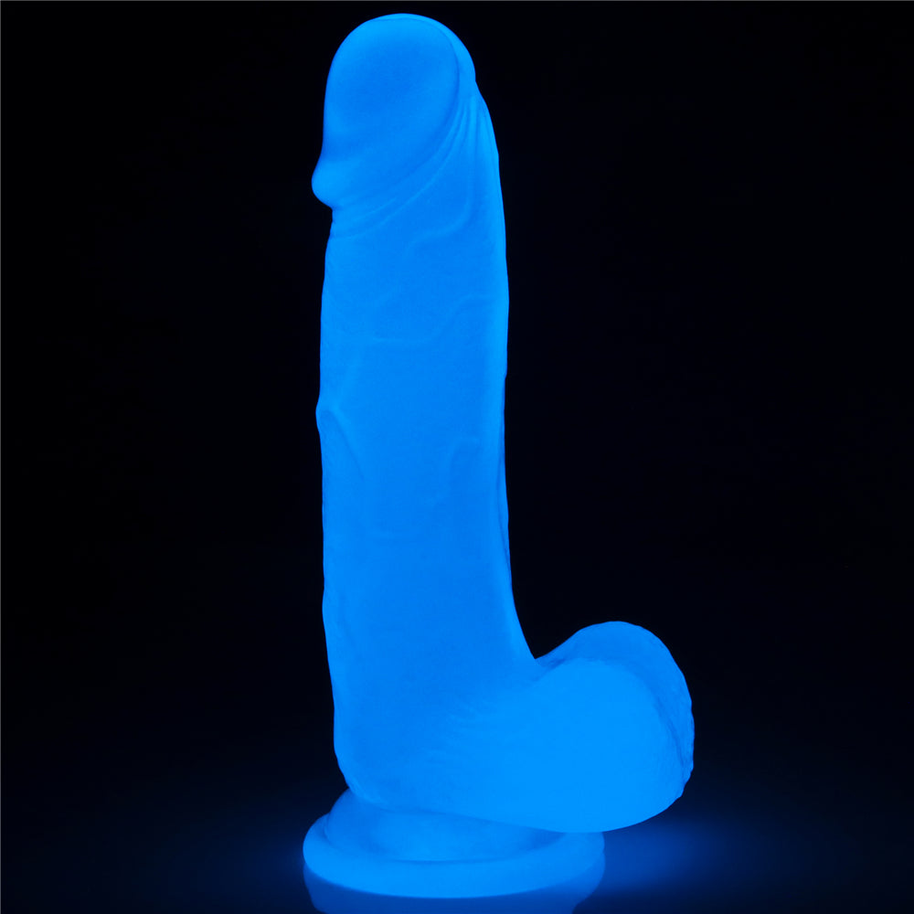 Lovetoy Lumino Play Jelly Dildo 19 cm Realistik Penis LV319020