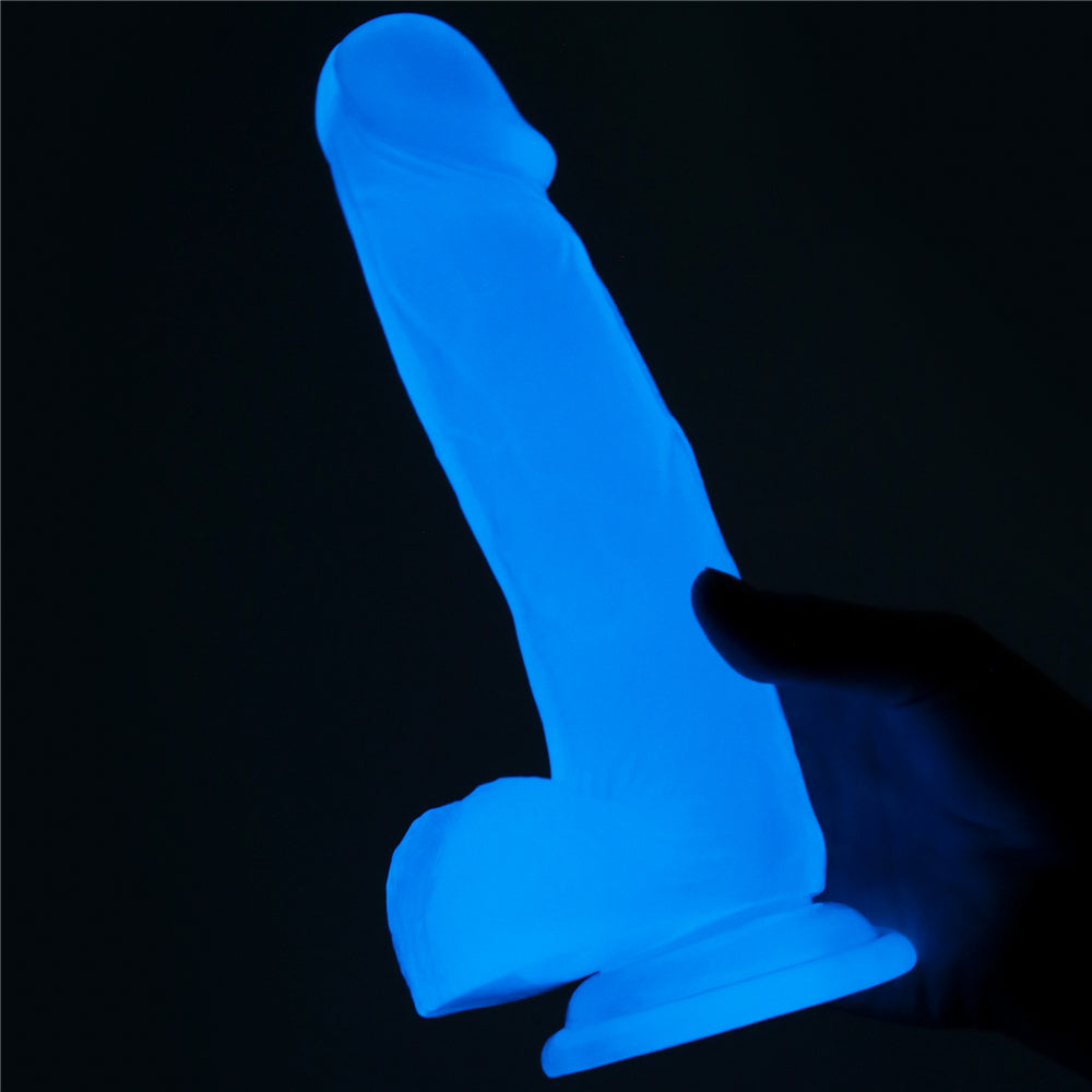 Lovetoy Lumino Play Jelly Dildo 19 cm Realistik Penis LV319020