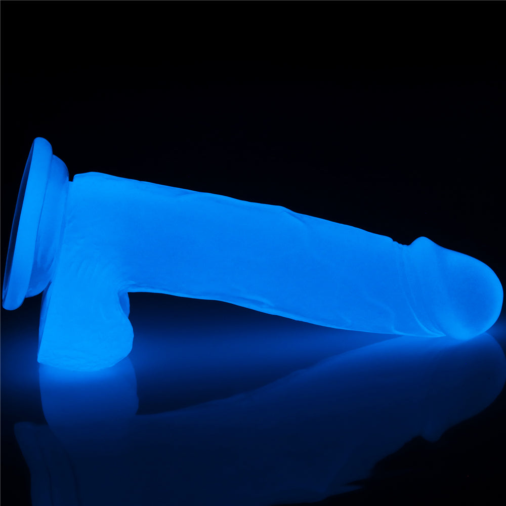 Lovetoy Lumino Play Jelly Dildo 19 cm Realistik Penis LV319020
