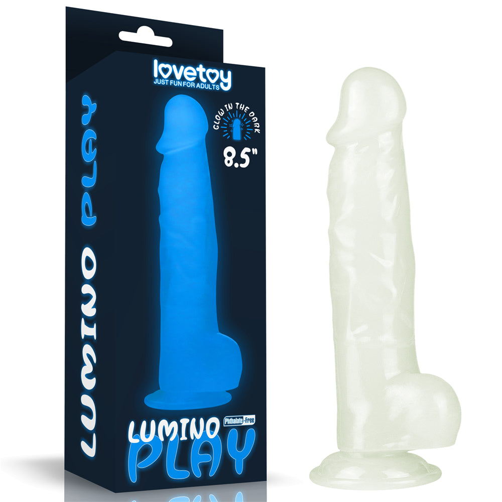 Lovetoy Lumino Play Jelly Dildo 21.5 cm Realistik Penis LV319022
