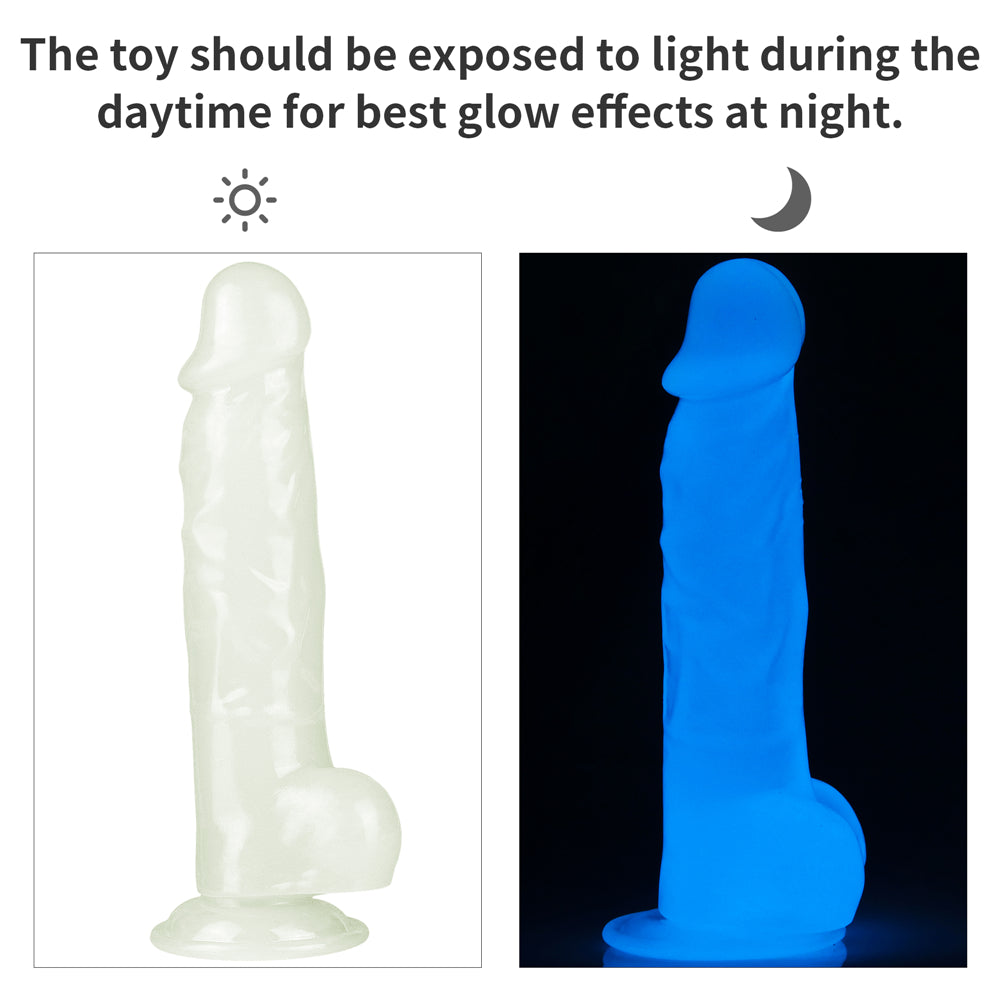 Lovetoy Lumino Play Jelly Dildo 21.5 cm Realistik Penis LV319022