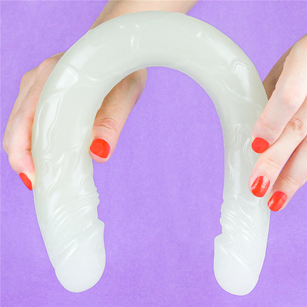 Lovetoy Lumino Play Double Dildo 37 Cm Çift Taraflı Realistik Jel Dildo LV319024