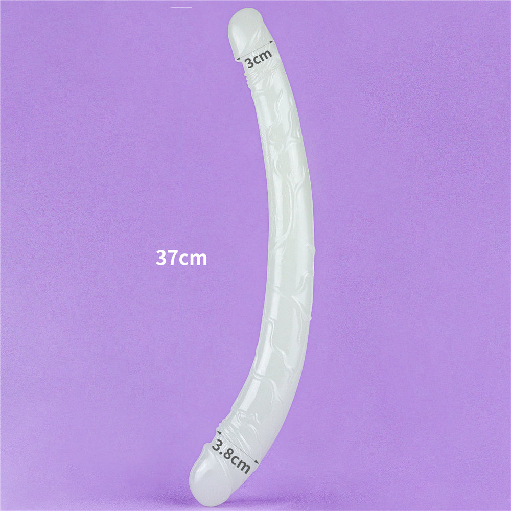 Lovetoy Lumino Play Double Dildo 37 Cm Çift Taraflı Realistik Jel Dildo LV319024