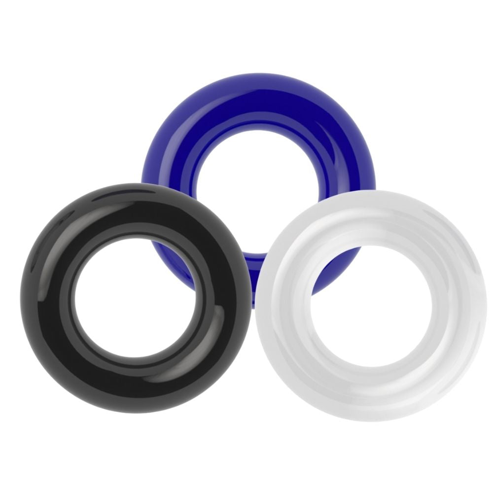 Lovetoy Triple Donut 3'lü Penis Halkası Seti LV343001