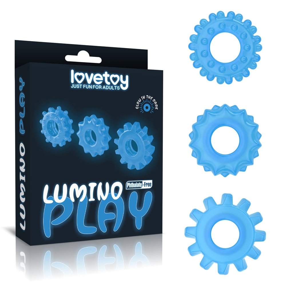 Lovetoy Lumino Play Penis Halkası Set LV343010