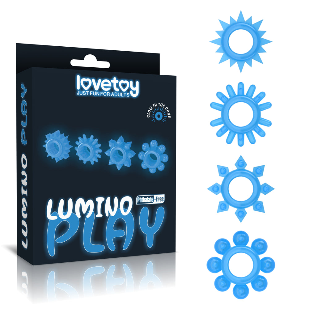 Lovetoy Lumino Play Penis Halkası Set LV343011