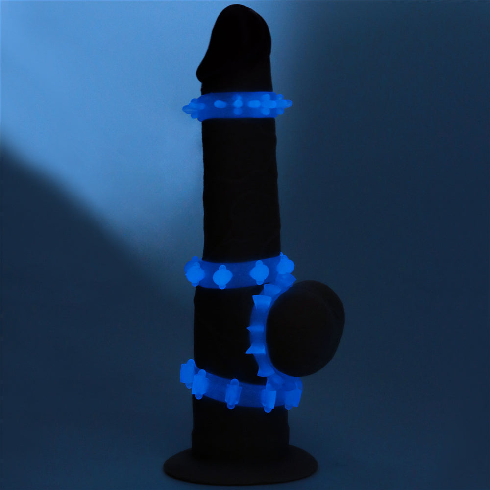 Lovetoy Lumino Play Penis Halkası Set LV343011