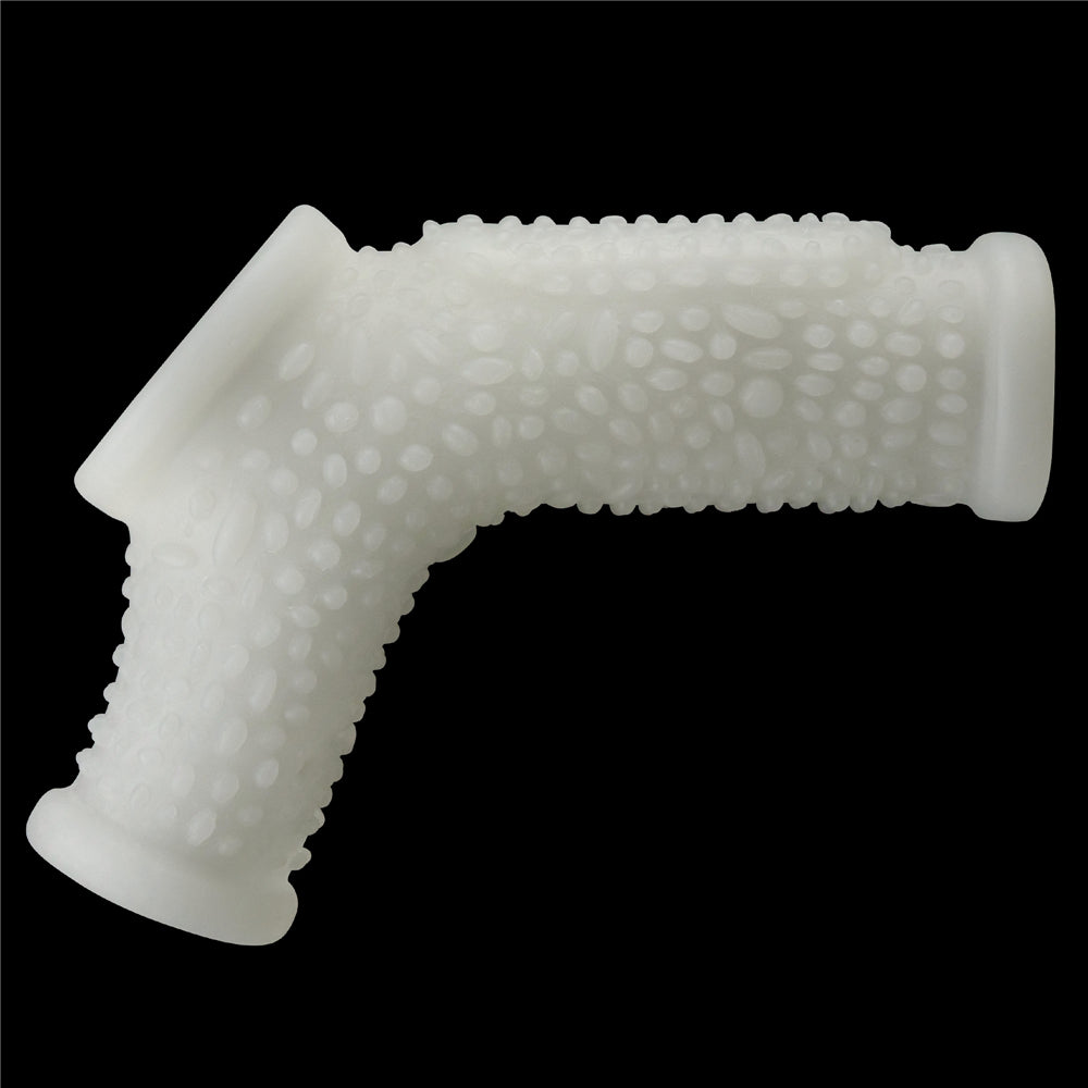 Lovetoy Vibrating Drip Knights Ring with Scrotum Sleeve Penis Kılıfı LV343116