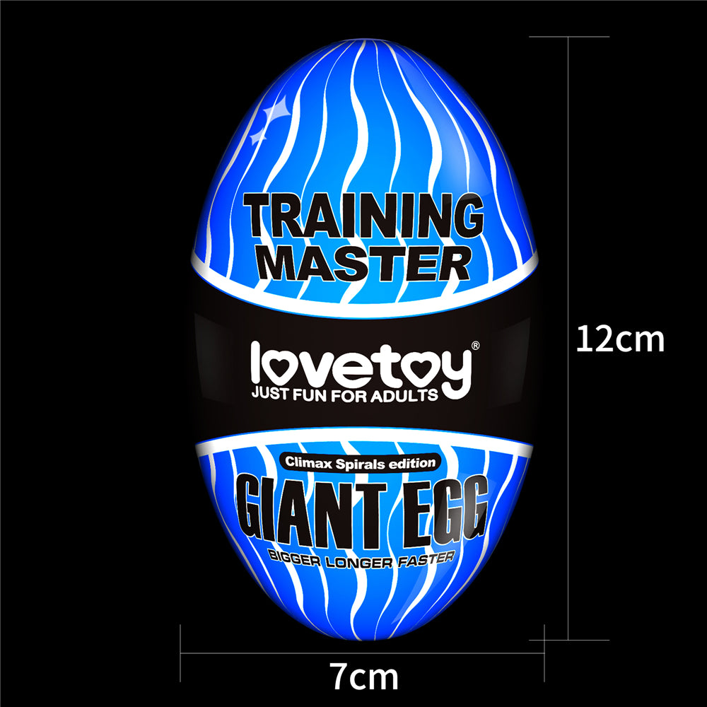 Lovetoy Giant Tenga Egg Grind Ripples Edition Masturbatör LV350003