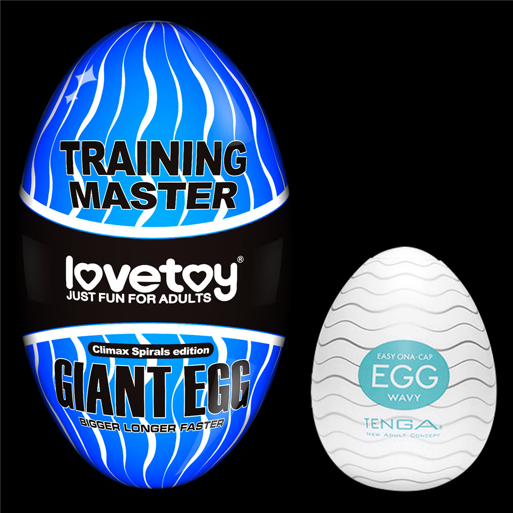 Lovetoy Giant Tenga Egg Grind Ripples Edition Masturbatör LV350003