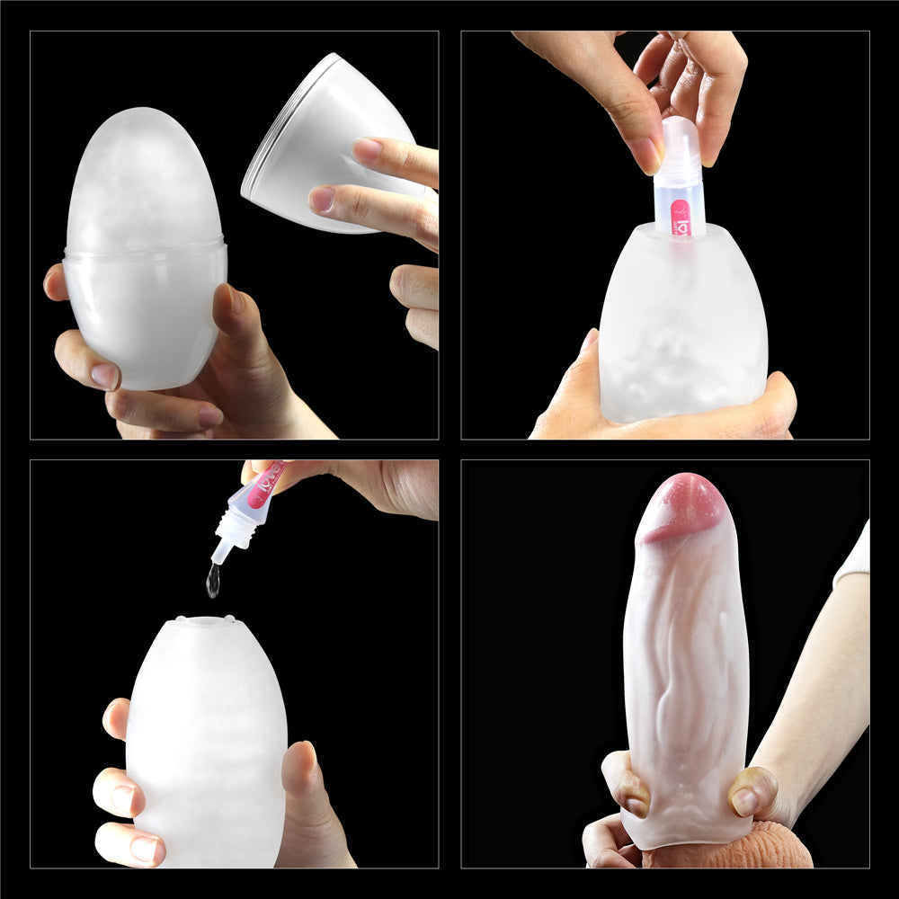 Lovetoy Giant Tenga Egg Grind Ripples Edition Masturbatör LV350003
