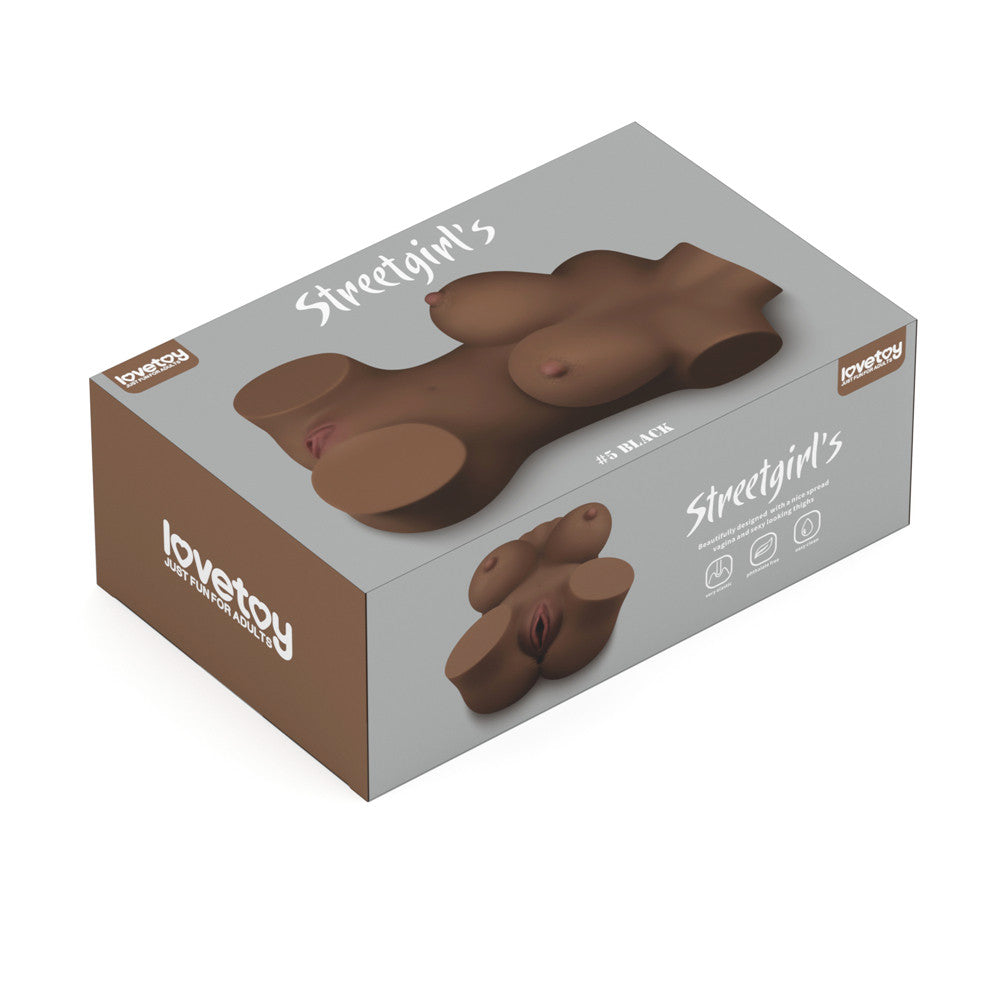 Lovetoy Streetgirls #5 Black Silikon Vücut Masturbatör LV352019