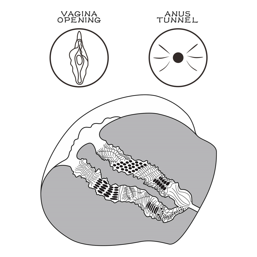 Lovetoy Streetgirl's #13 Black Realistik Kalça Masturbator LV352043