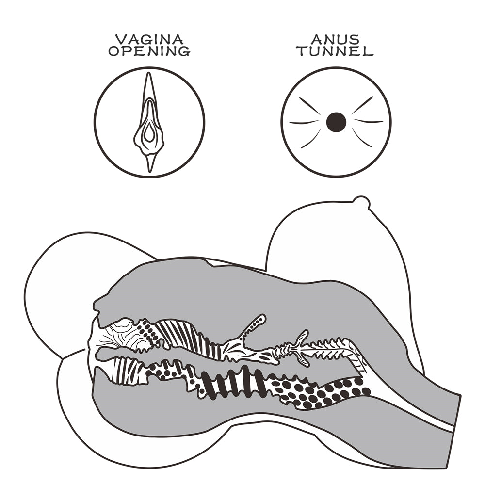 Lovetoy Streetgirl's #6 Black 5.1 Kg Realistik Vücut Masturbator LV352061