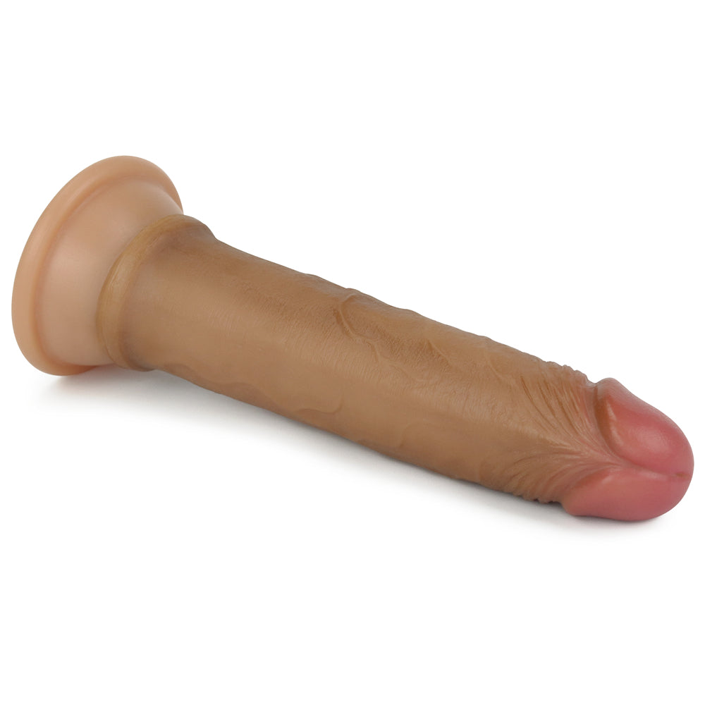 Lovetoy Dual Layered Platinum Silicone 18.5 Cm Realistik Dildo LV4002B