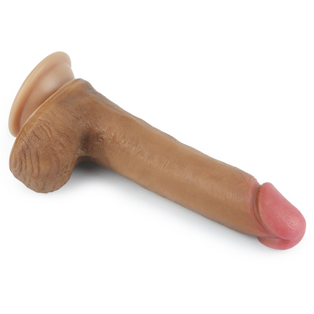 Lovetoy Dual Layered Silicone Dildo 20 cm Realistik Penis LV4005B