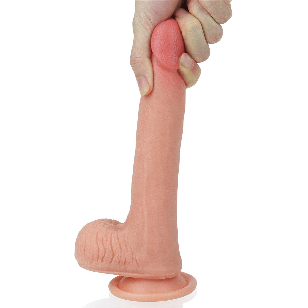 Lovetoy Dual Layered Silicone Dildo 20 cm Realistik Penis LV4005