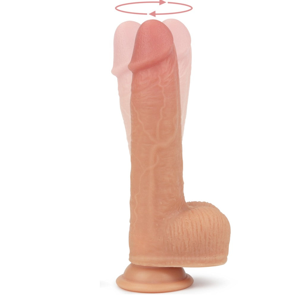 Lovetoy Anthony Dual Layered Silicone Dildo Dönebilen Realistik Penis LV4032