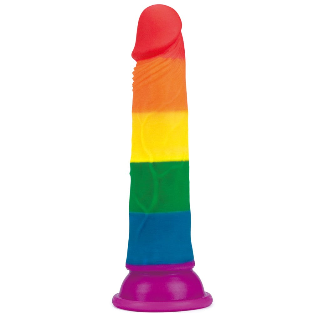 Lovetoy Prider Dildo 18.5 cm Renkli Soft Doku Realistik Penis LV410025