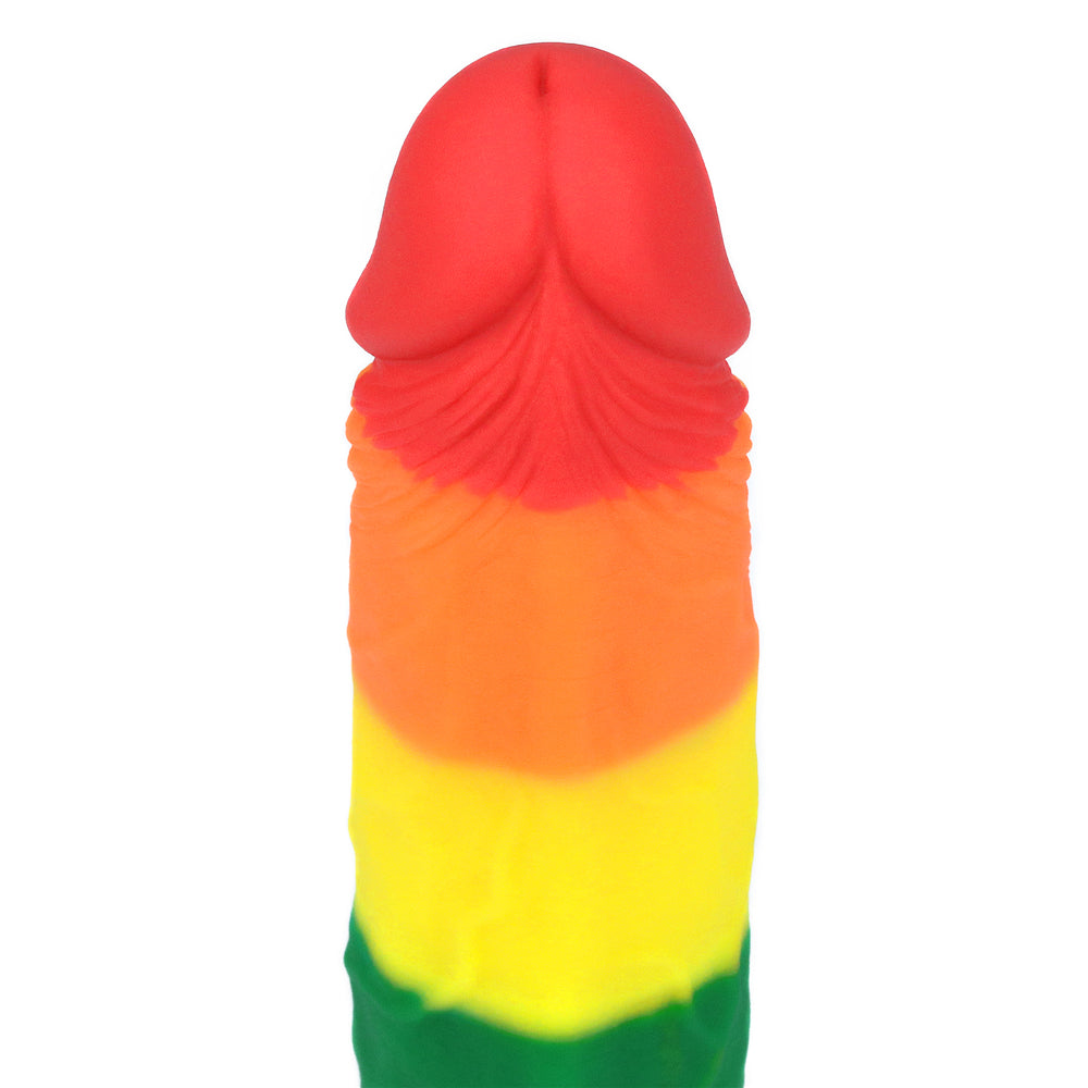 Lovetoy Prider Dildo 18.5 cm Renkli Soft Doku Realistik Penis LV410025