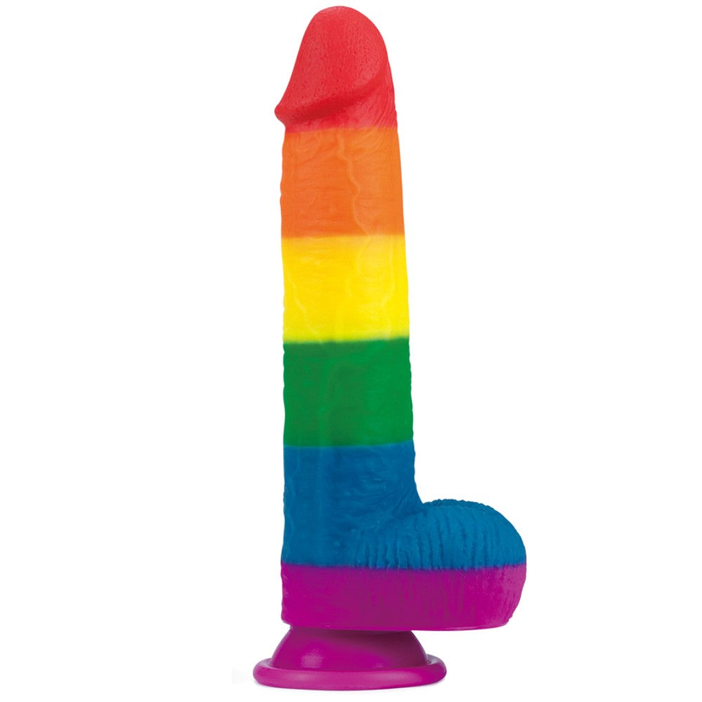 Lovetoy Prider Dildo 23 cm Renkli Soft Doku Realistik Penis LV410028