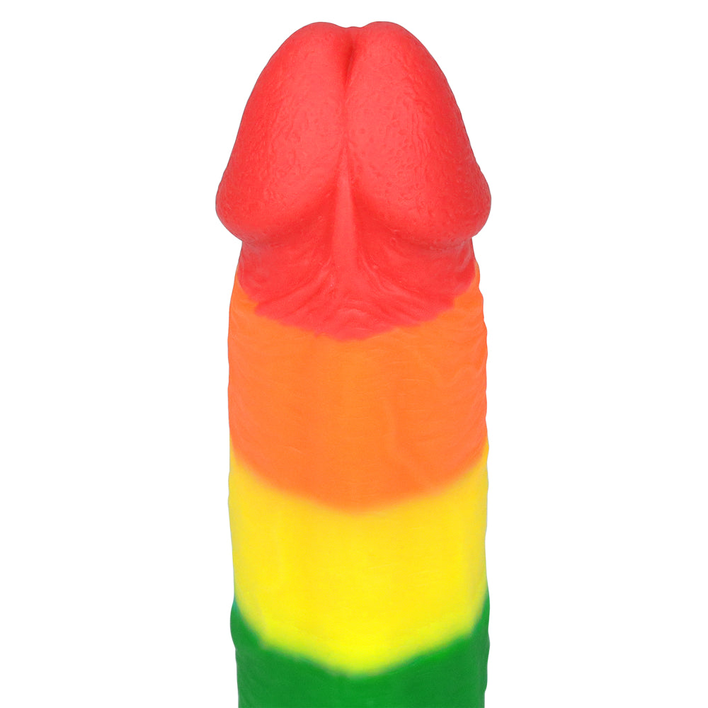 Lovetoy Prider Dildo 23 cm Renkli Soft Doku Realistik Penis LV410028
