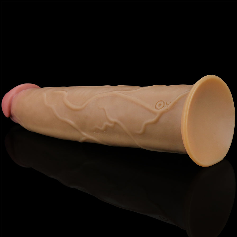 Lovetoy Dual Layered Silicone Rotator 23 Cm Hareketli Realistik Penis LV410211