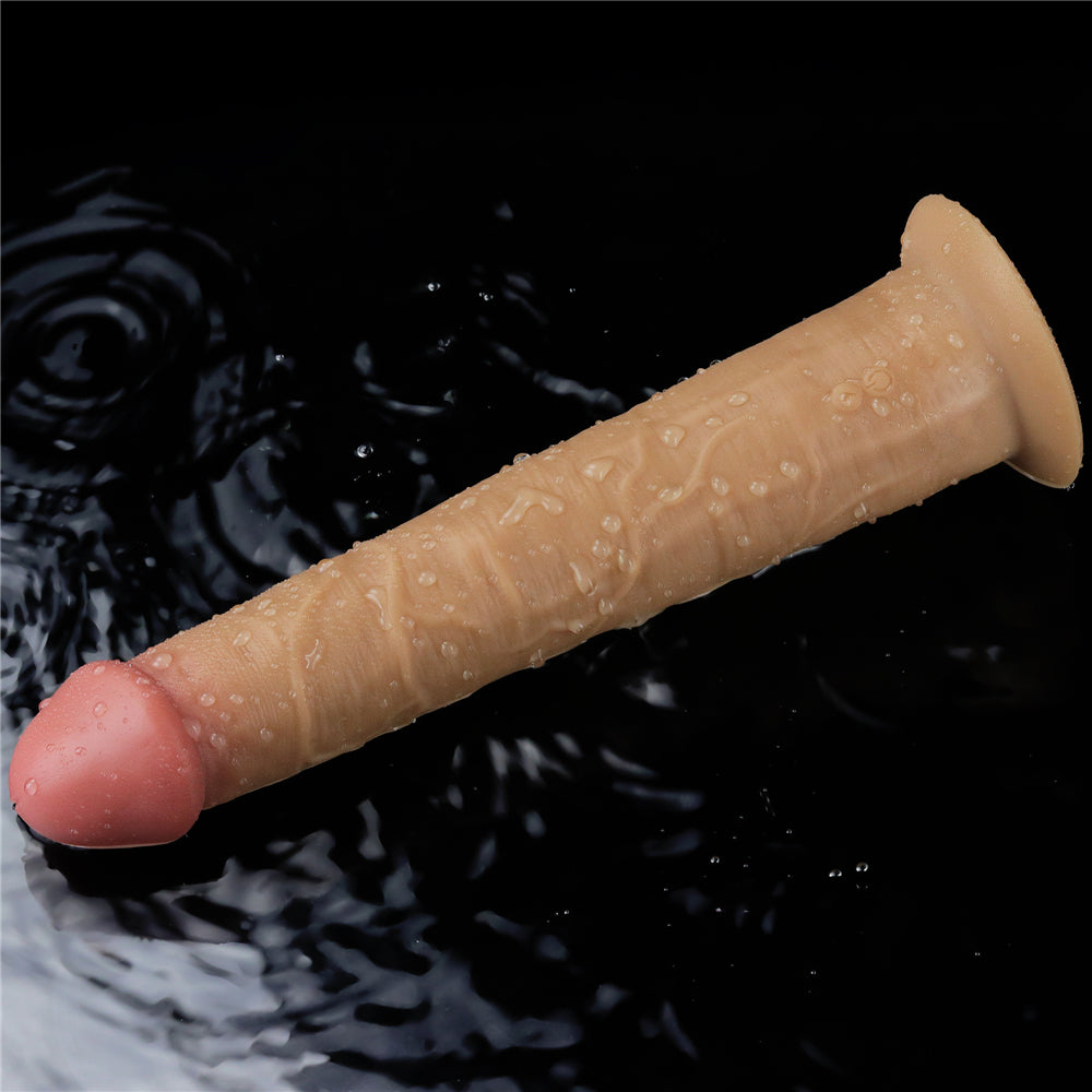 Lovetoy Dual Layered Silicone Cock 25 cm Uzaktan Kumandalı Titreşimli Realistik Penis LV410212