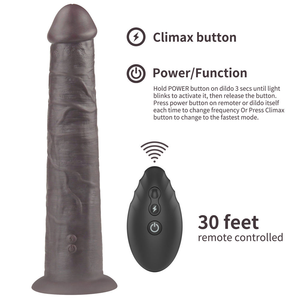 Lovetoy Nature Cock 25 cm Uzaktan Kumandalı Titreşimli Realistik Penis LV410222