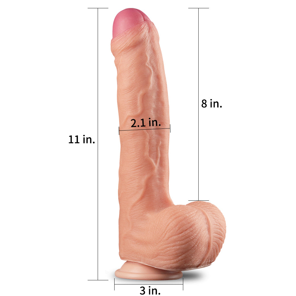 Lovetoy Dual Layered Cock 28 cm Büyük Realistik Penis LV411011