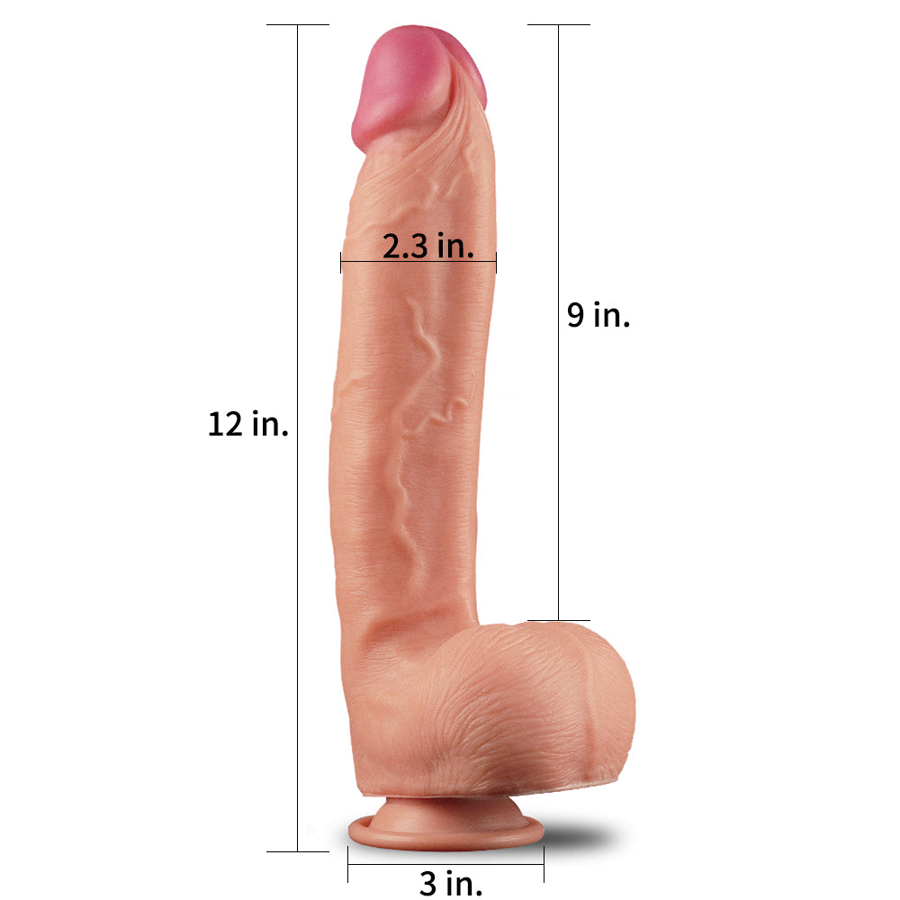Lovetoy Dual Layered Cock 30,5 cm Büyük Realistik Penis LV411012
