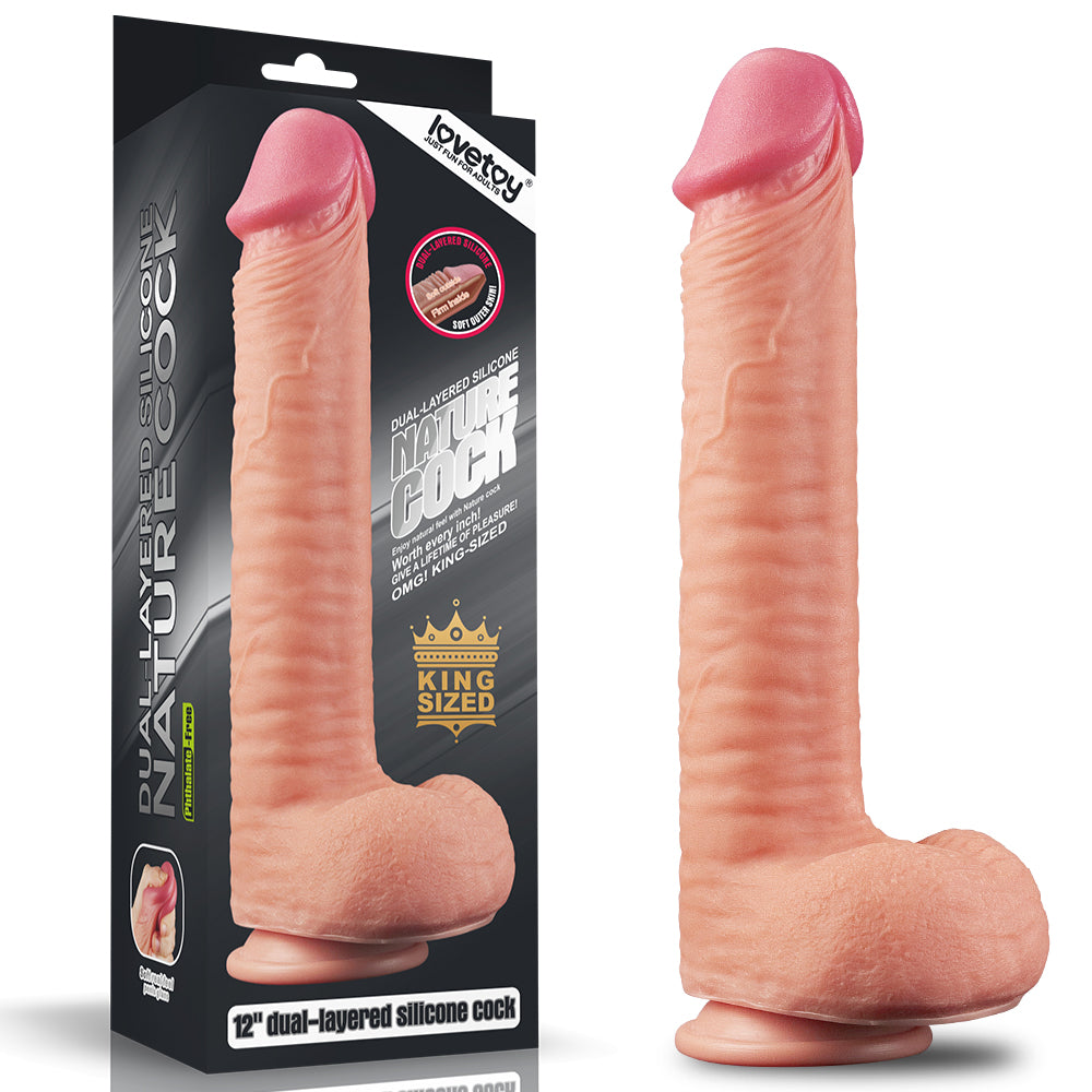 Lovetoy Dual Layered Cock 30 cm Büyük Realistik Penis LV411013