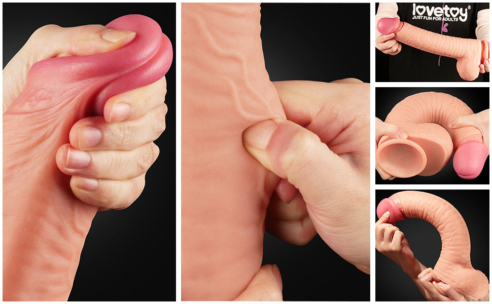 Lovetoy Dual Layered Cock 30 cm Büyük Realistik Penis LV411013