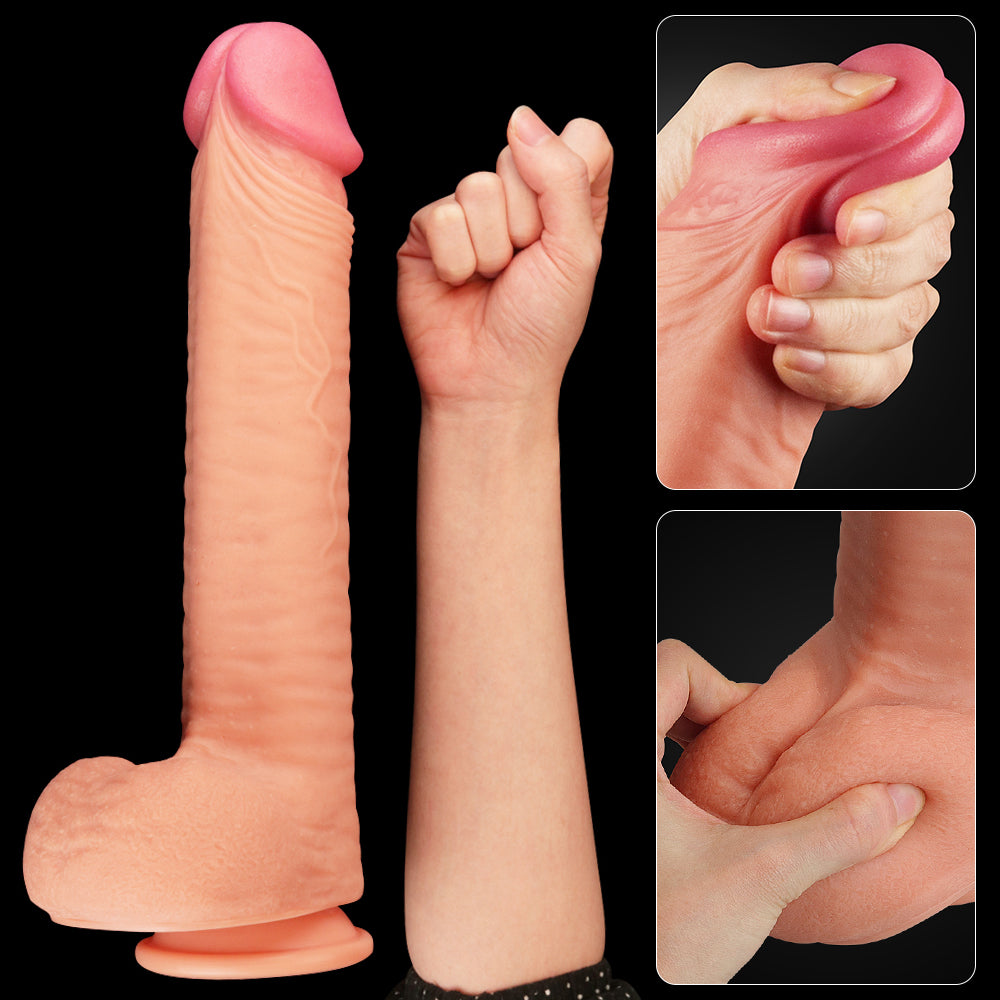 Lovetoy Dual Layered Cock 30 cm Büyük Realistik Penis LV411013