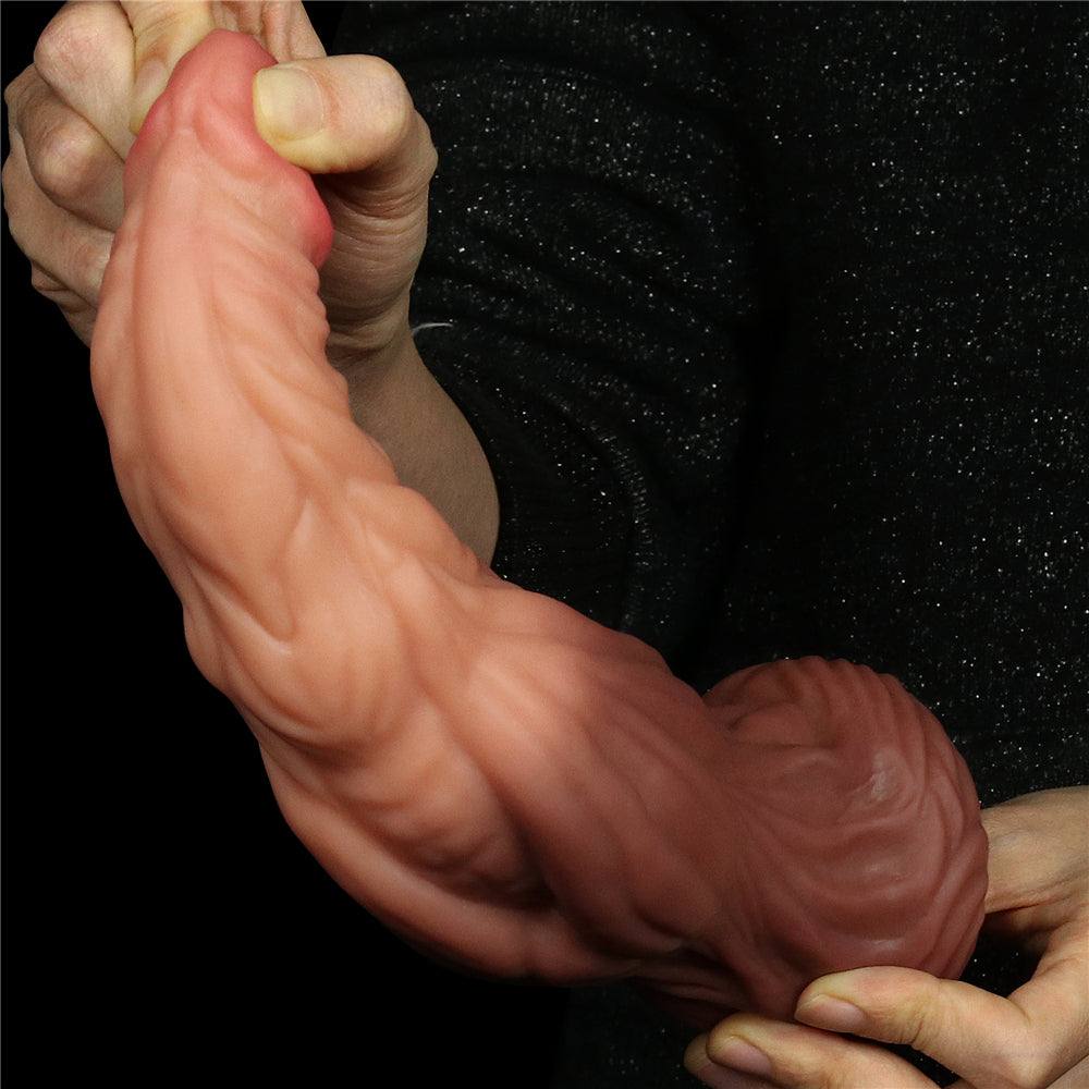 Lovetoy Nature Cock 9,5'' Çift Katmanlı Büyük Realistik Penis LV411015