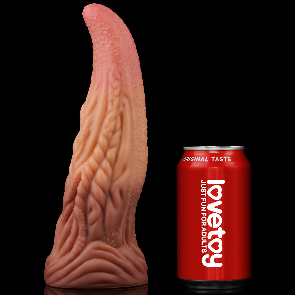 Lovetoy Nature Cock 10'' Tongue Çift Katmanlı Büyük Realistik Penis LV411018