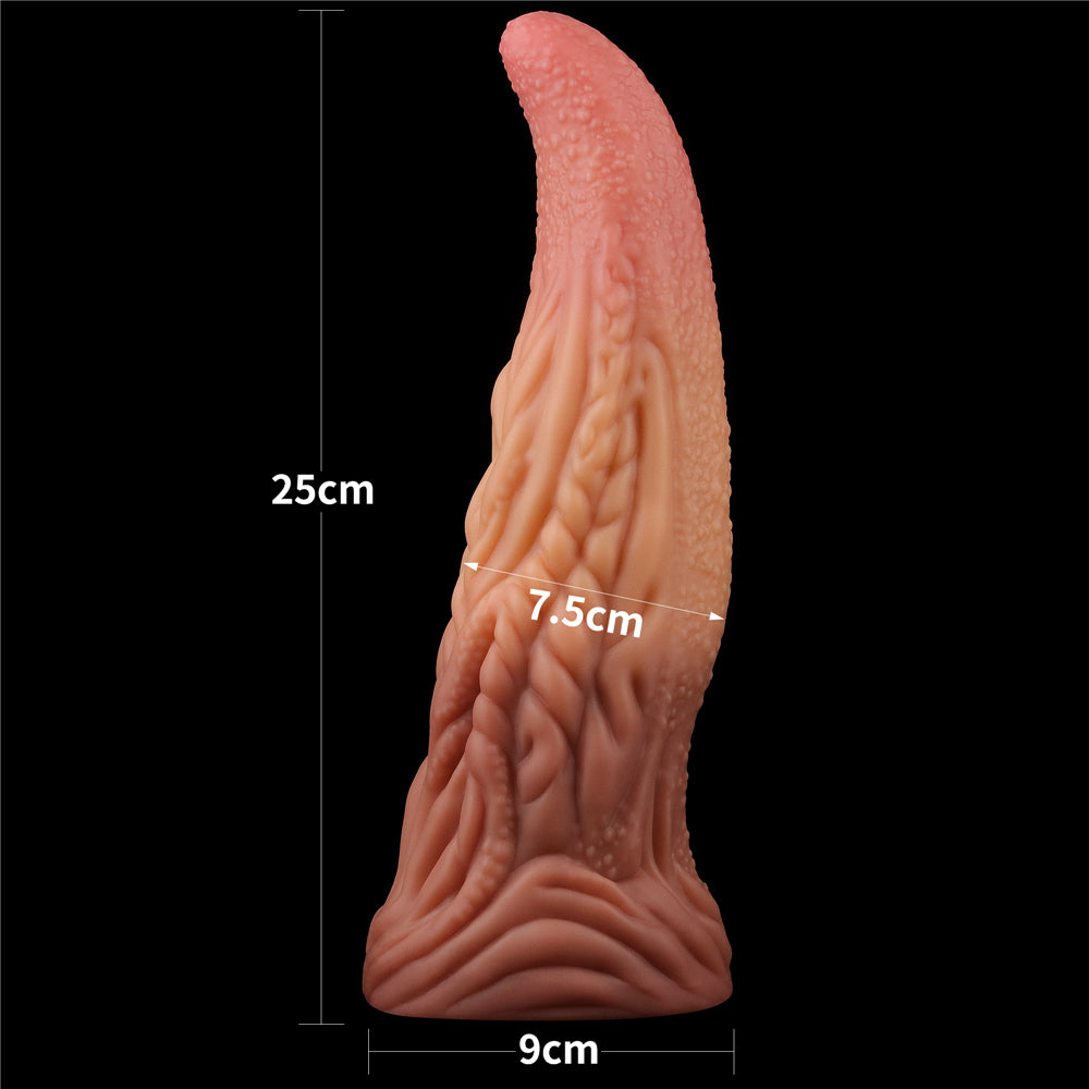 Lovetoy Nature Cock 10'' Tongue Çift Katmanlı Büyük Realistik Penis LV411018
