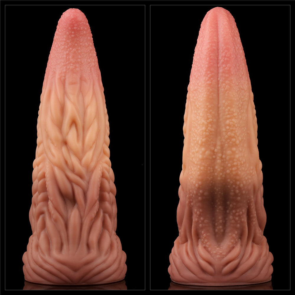 Lovetoy Nature Cock 10'' Tongue Çift Katmanlı Büyük Realistik Penis LV411018